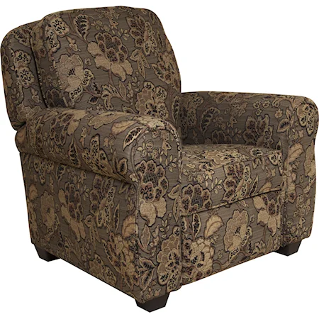 Traditional Press Back Recliner